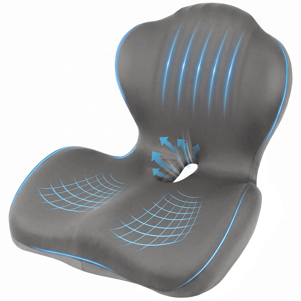 Seat Cushion with Lumbar Support