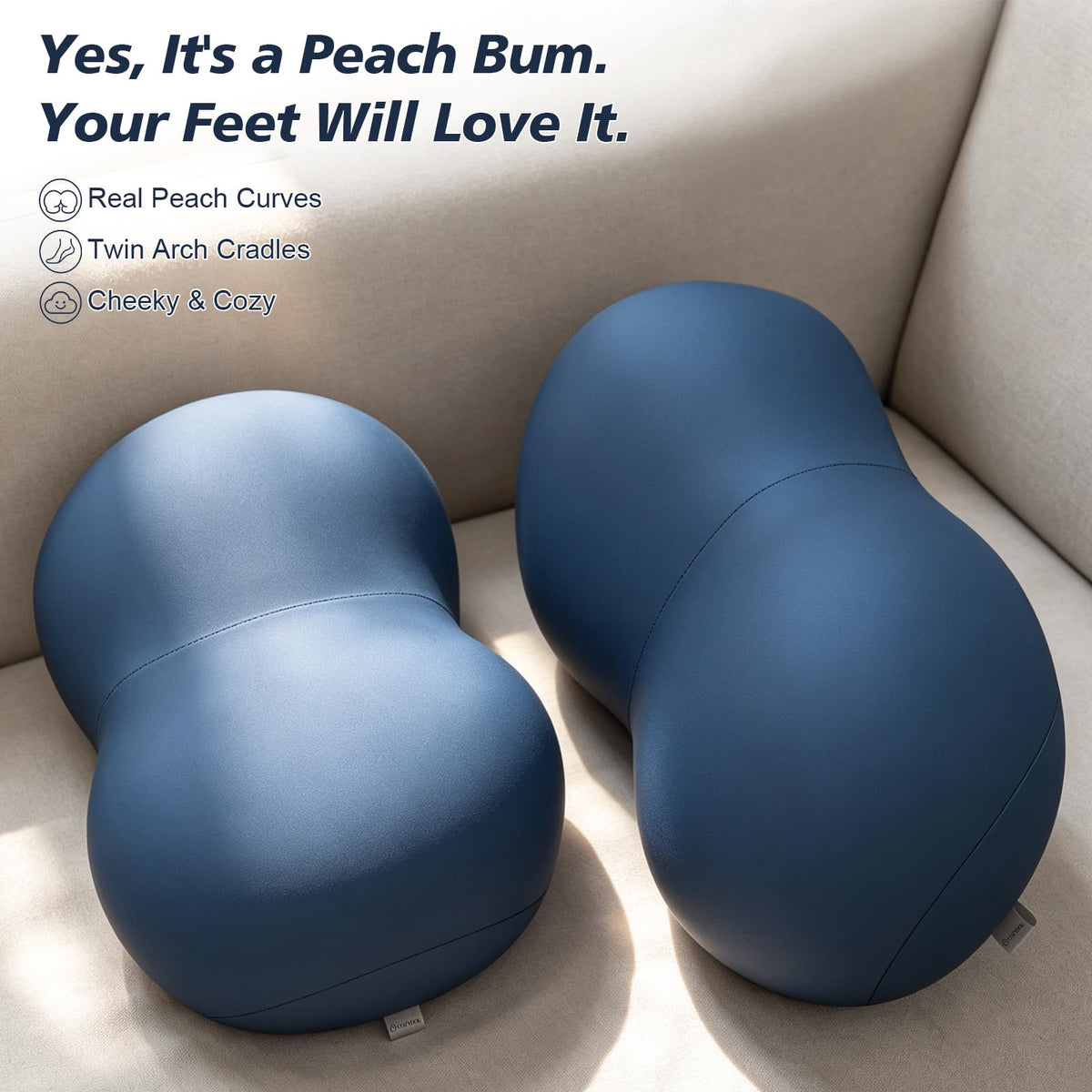 Twin-Arch Memory Foam Footrest