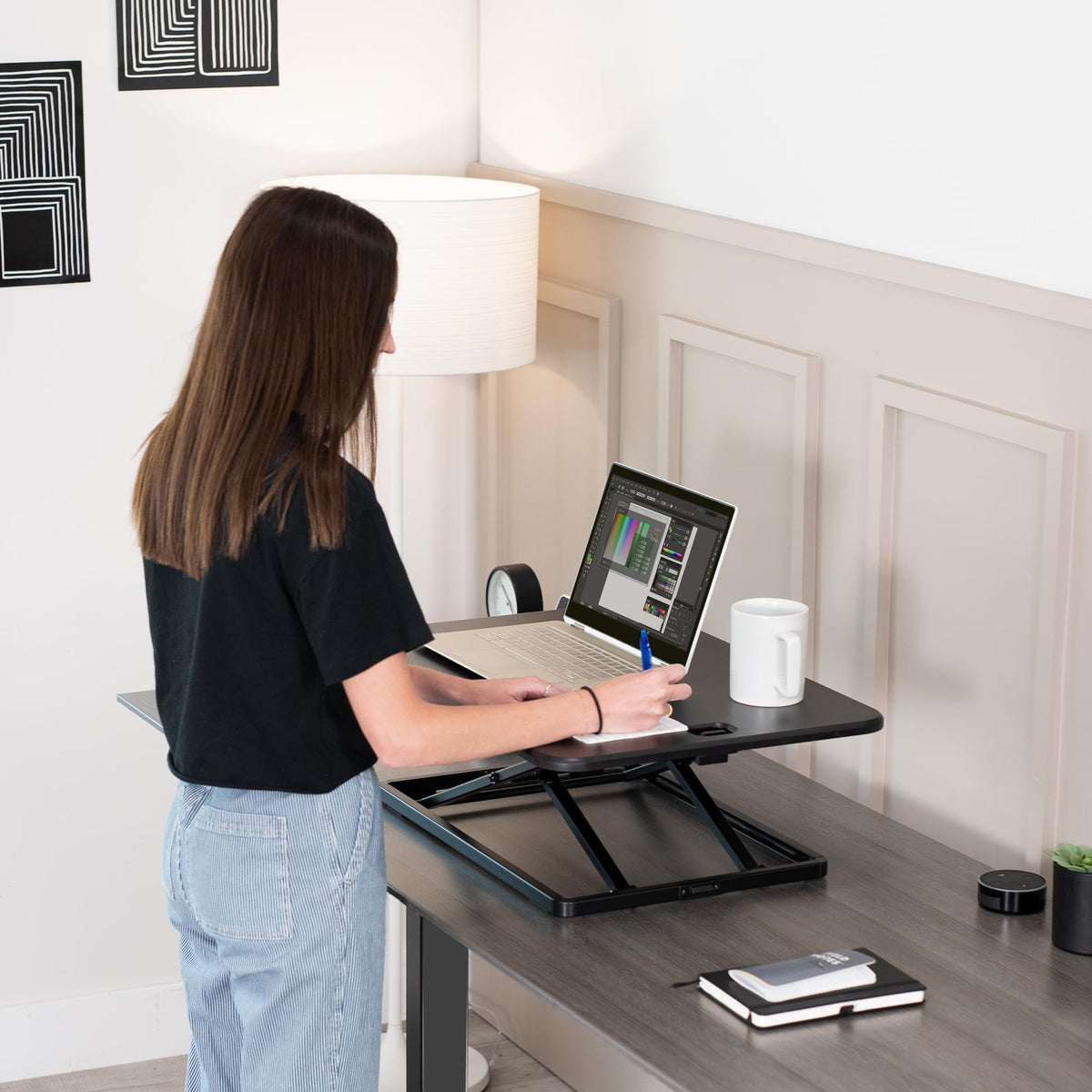 Ultra-Slim Adjustable Desk Riser