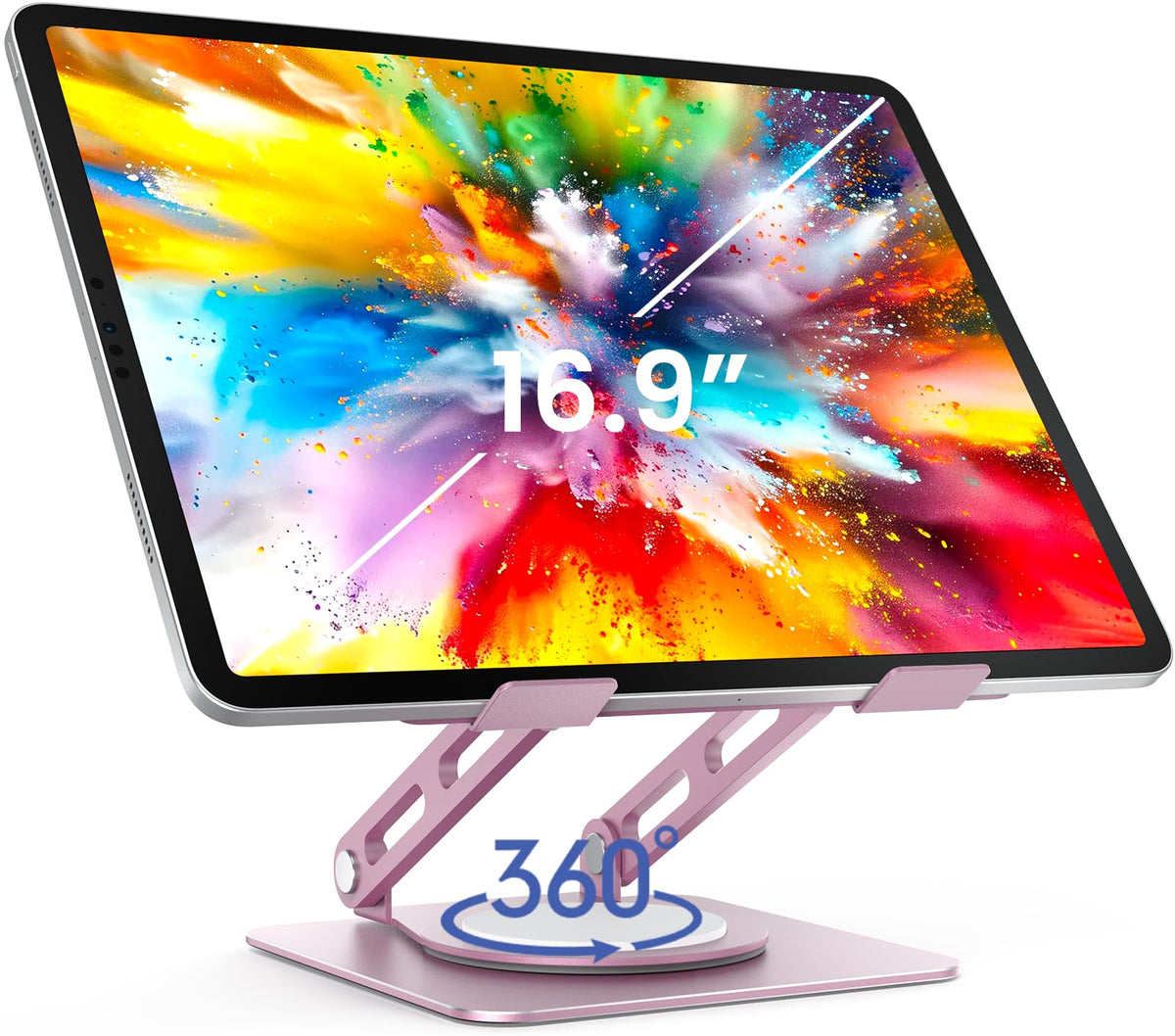 Dual-Hinge Adjustable Tablet Stand