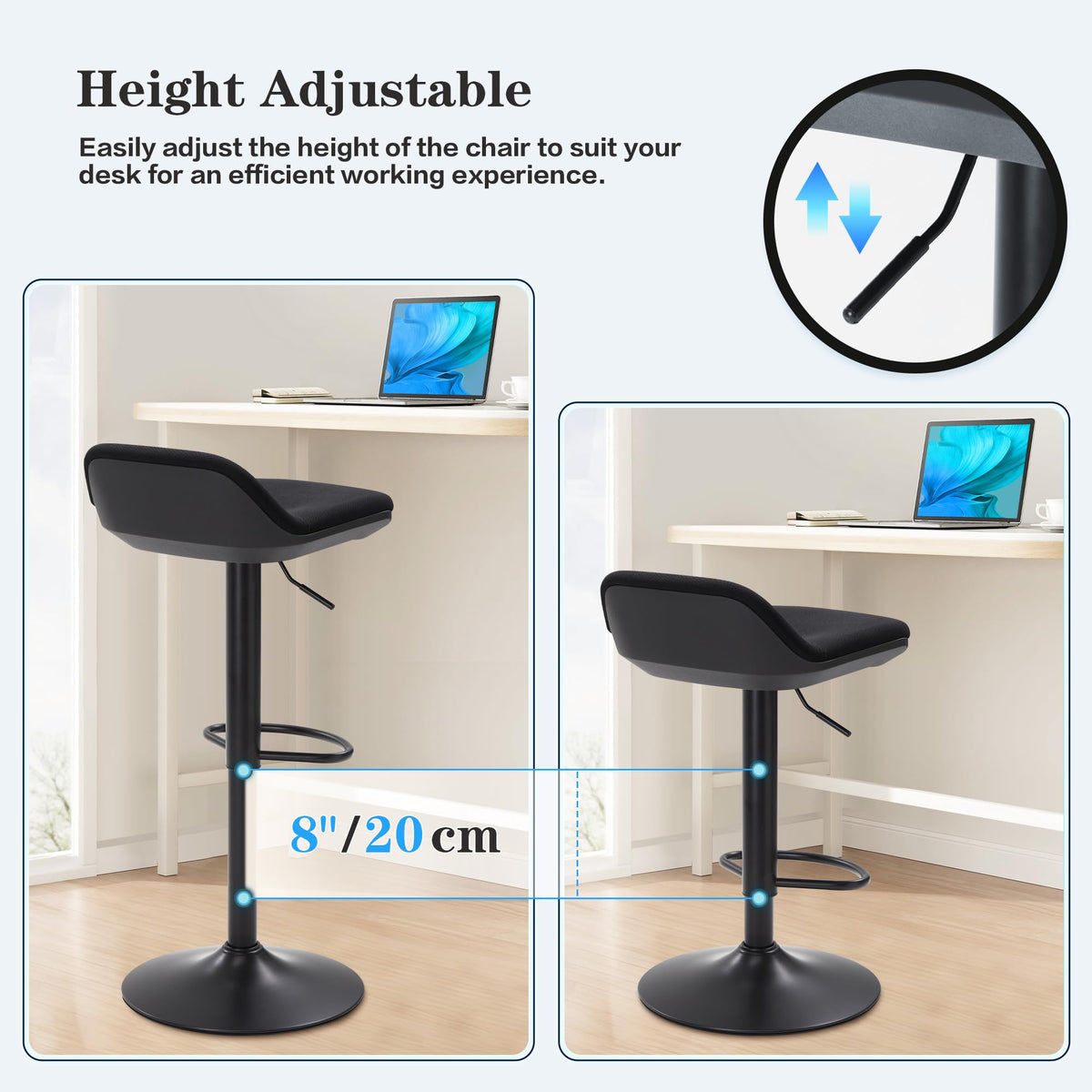 Sit-Stand Work Stool