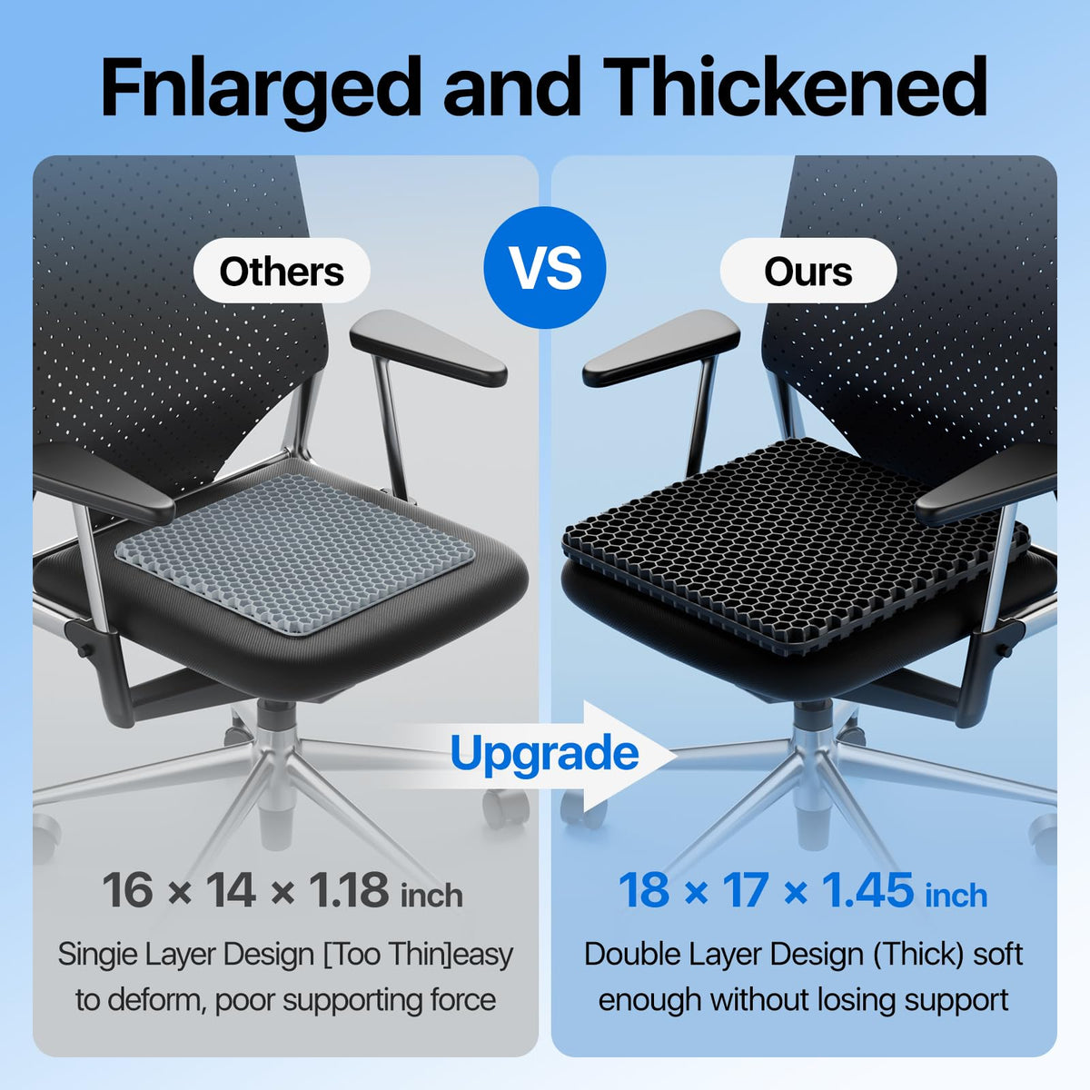 Honeycomb Gel Seat Cushion