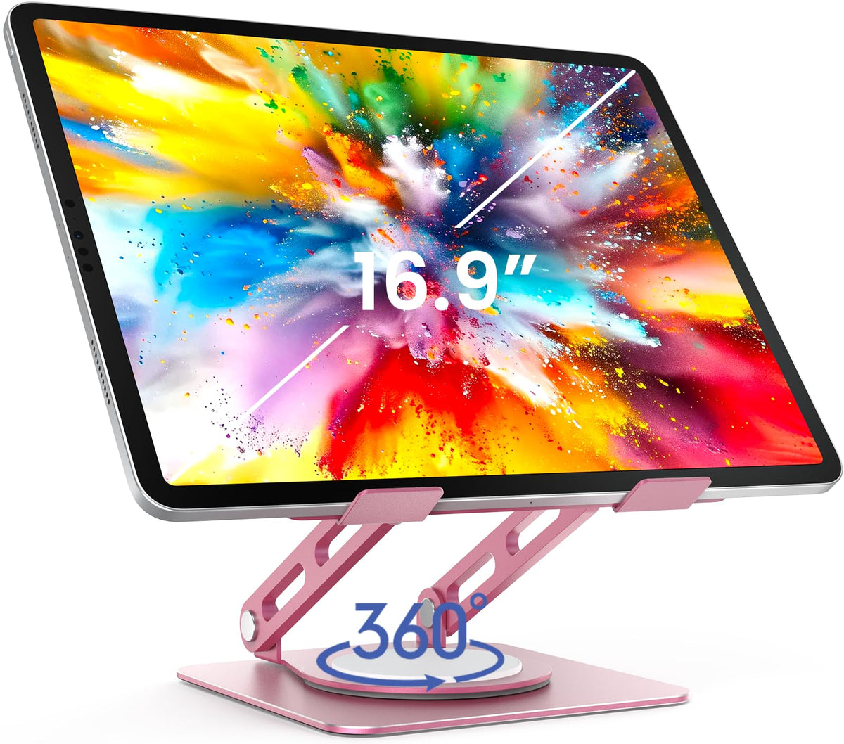 Dual-Hinge Adjustable Tablet Stand