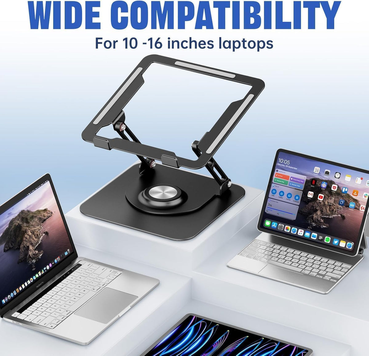 360-Degree Rotating Laptop Riser