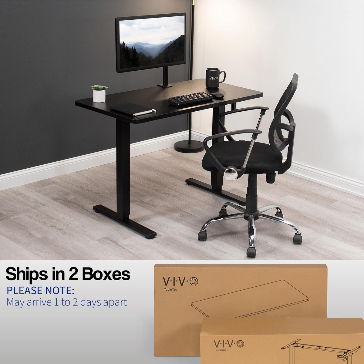 Manual Crank Standing Desk