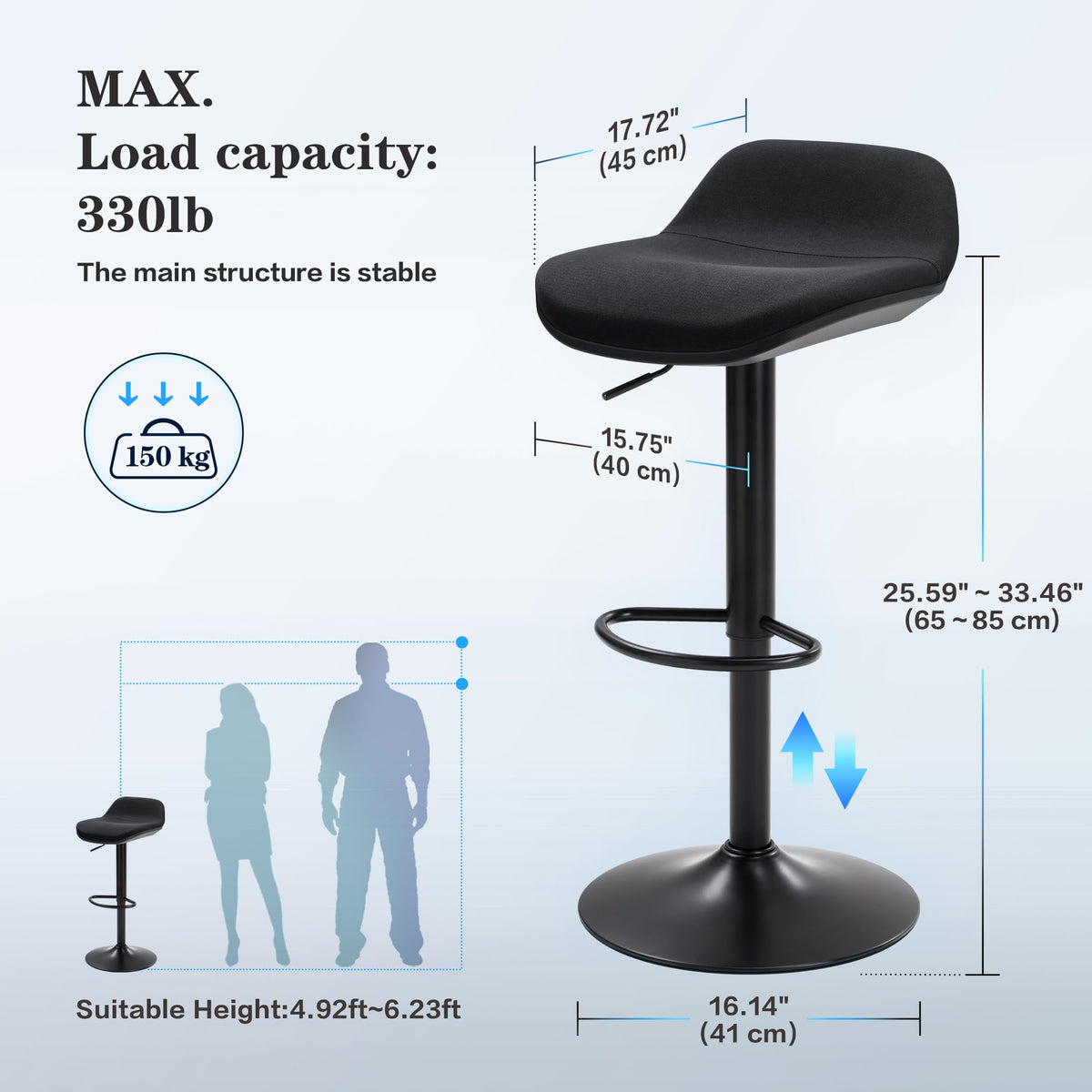 Sit-Stand Work Stool