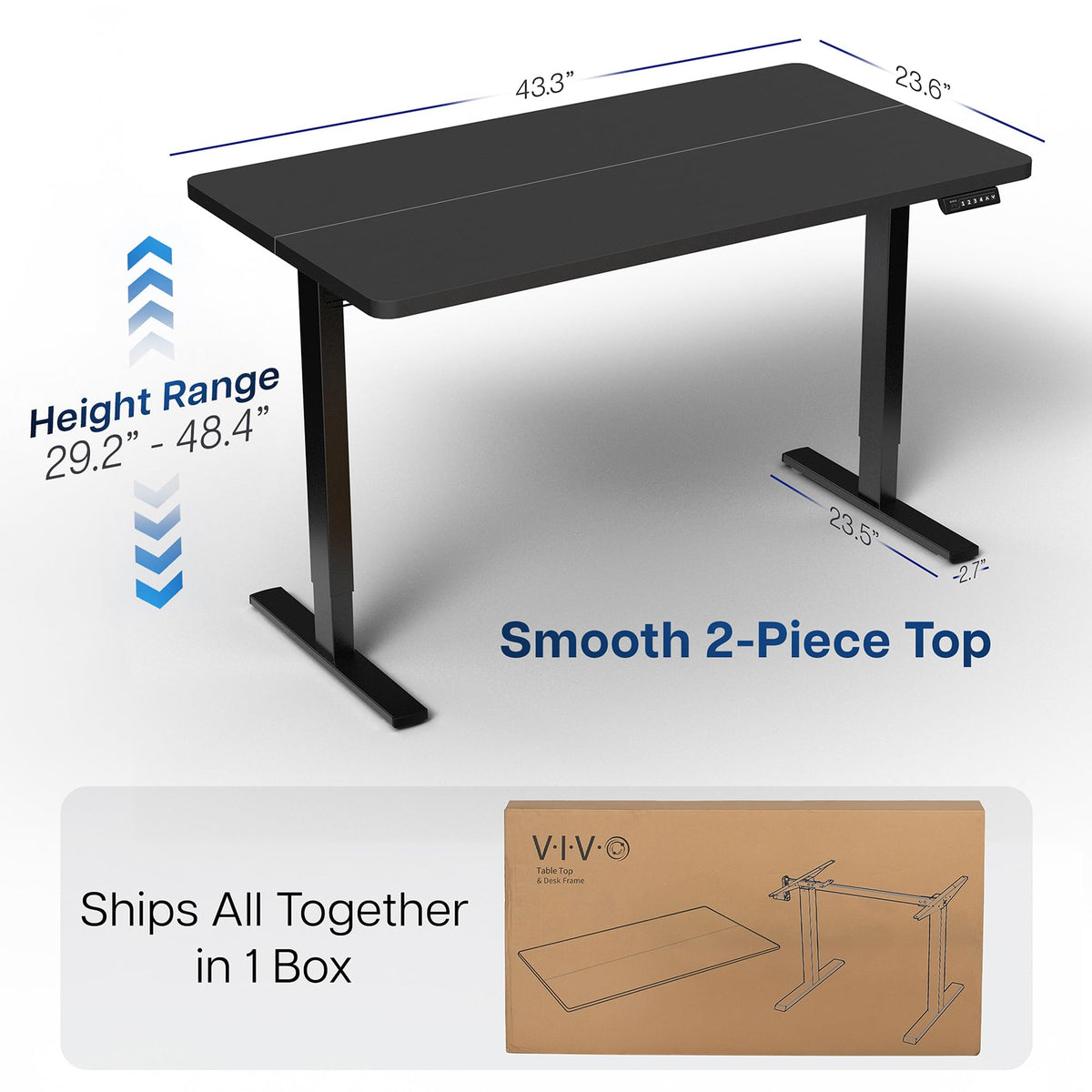 Electric Standing Desk with Memory Controller