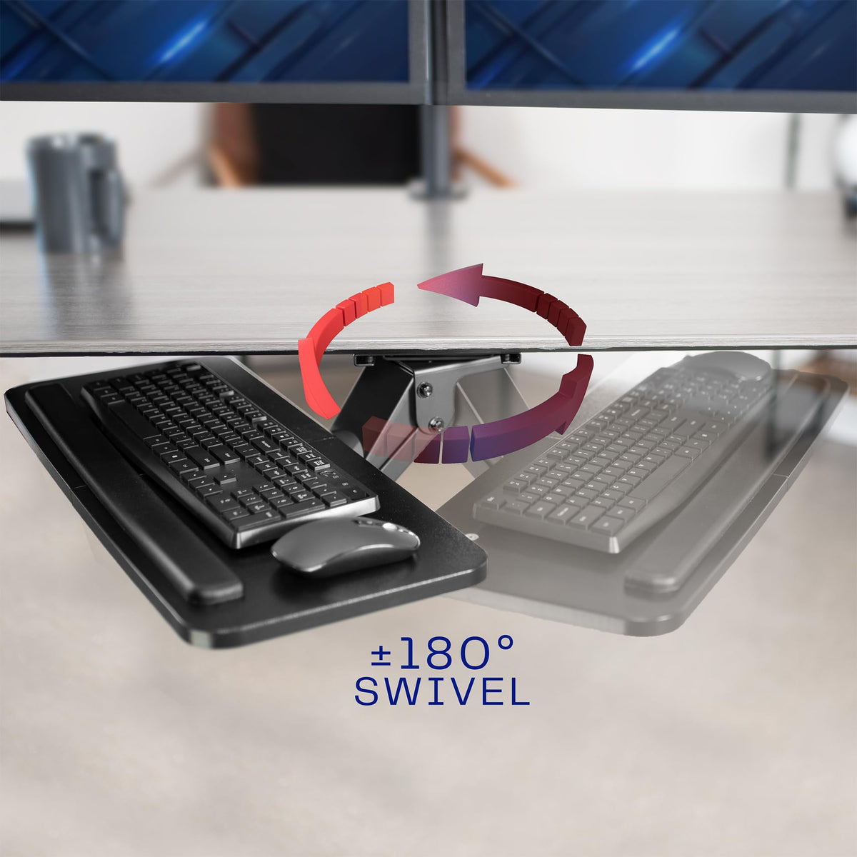 Under-Desk Keyboard Platform