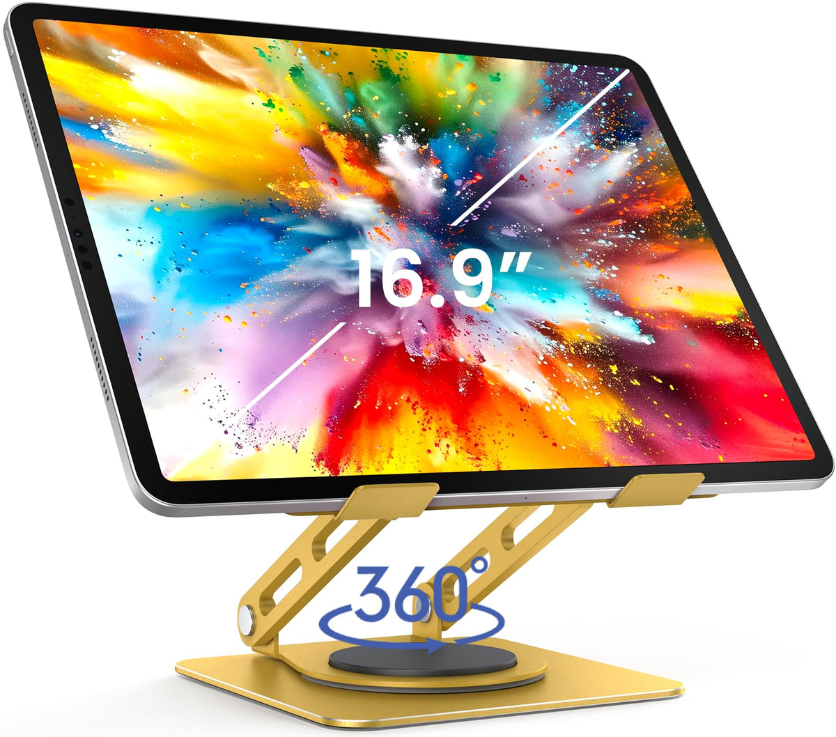 Dual-Hinge Adjustable Tablet Stand