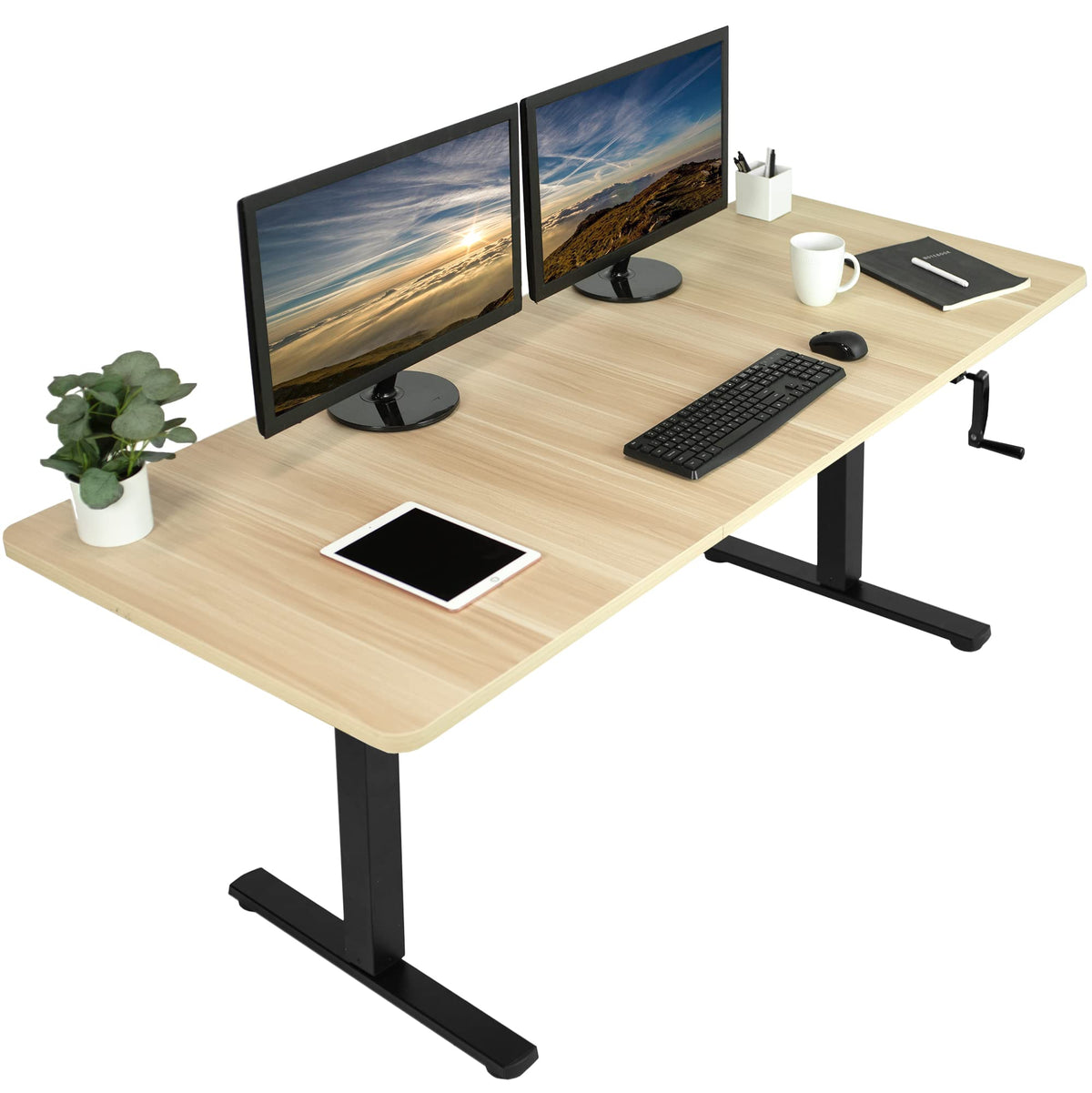 Manual Crank Standing Desk