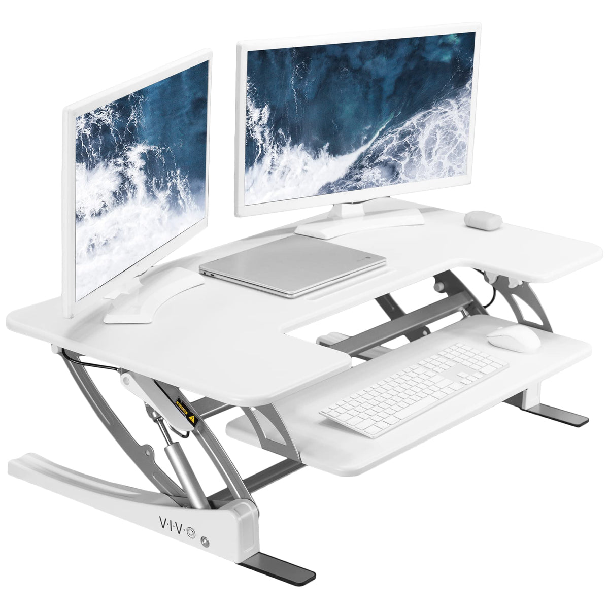 Wide Adjustable Standing Desk Converter