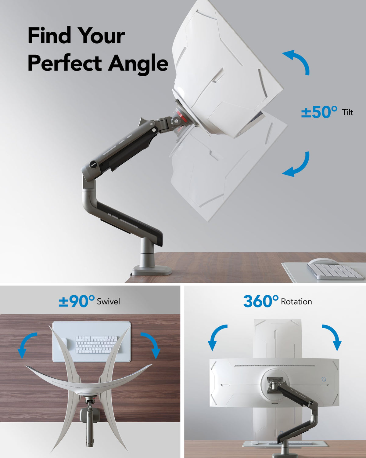 Heavy-Duty Ultrawide Monitor Arm