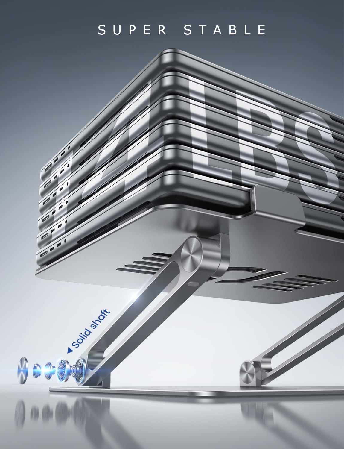 Ventilated Aluminum Laptop Stand