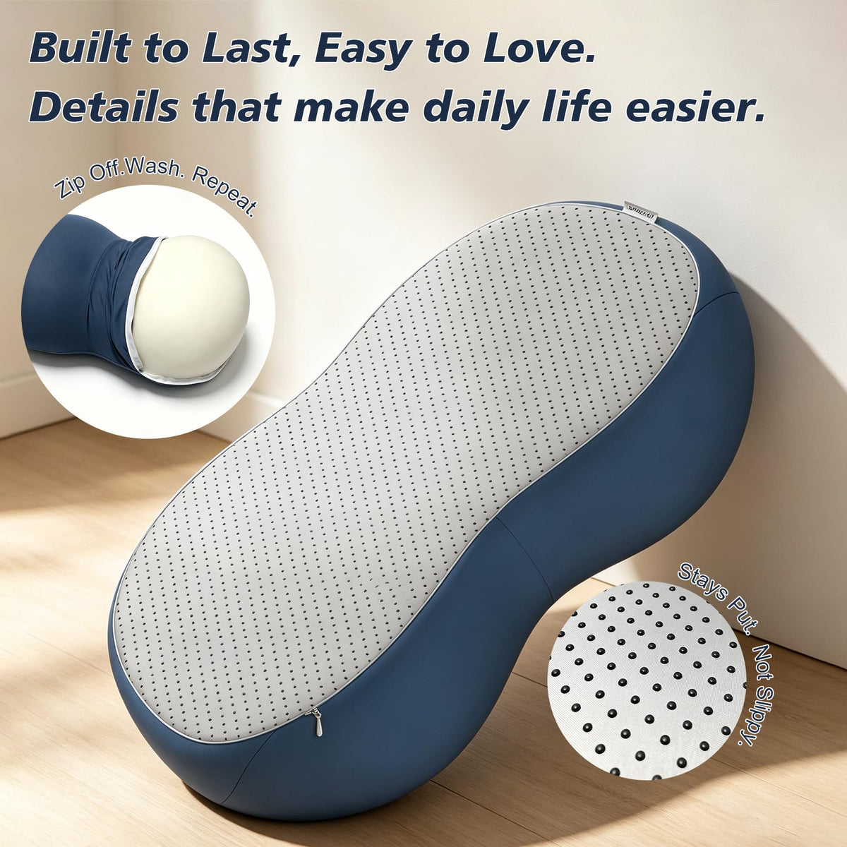 Twin-Arch Memory Foam Footrest
