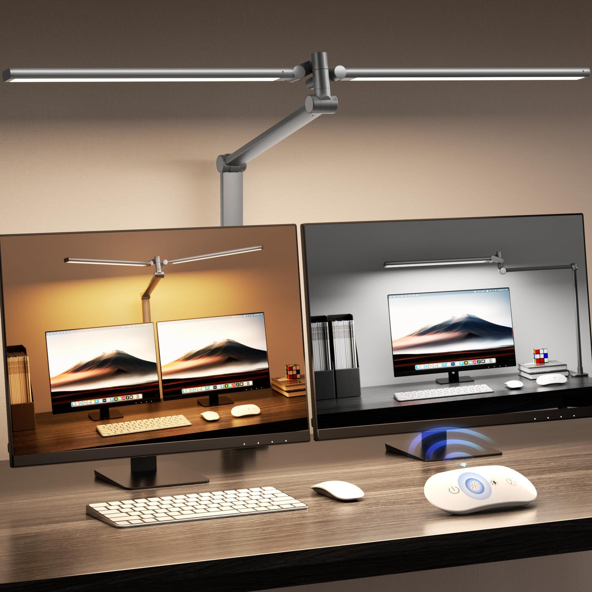 Stepless-Dimming Clamp Desk Lamp