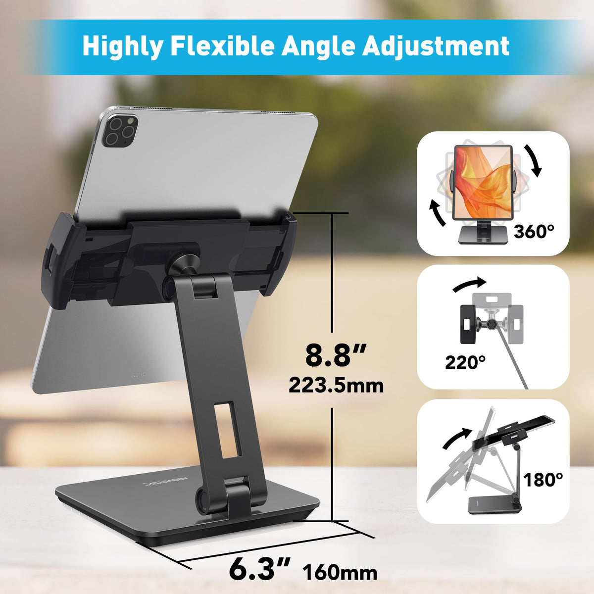 Aluminum Business Tablet Stand