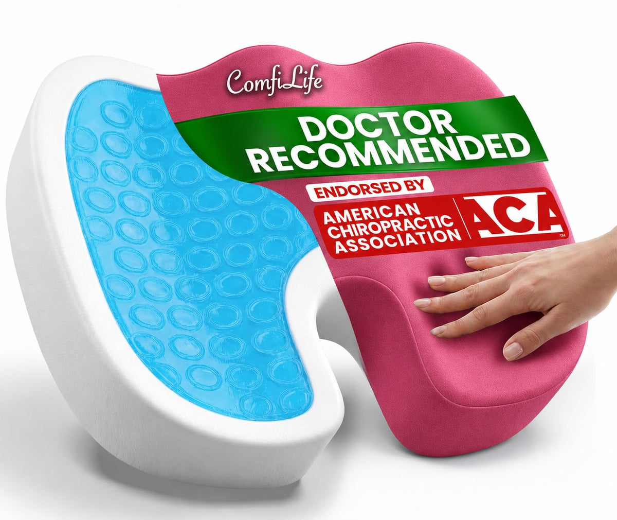Gel and Memory Foam Support Cushion