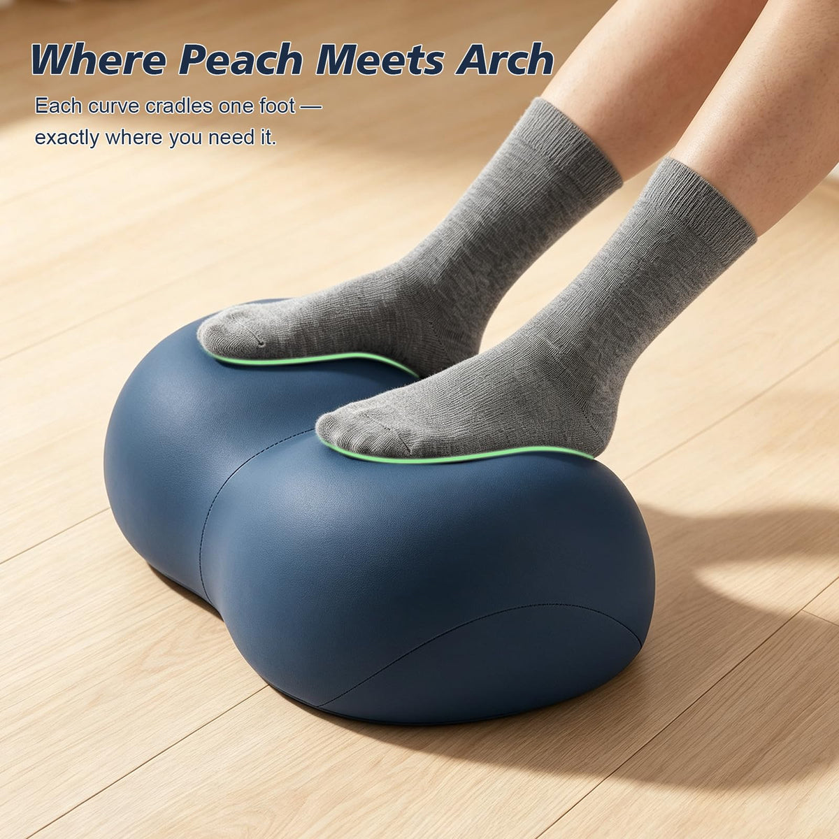 Twin-Arch Memory Foam Footrest