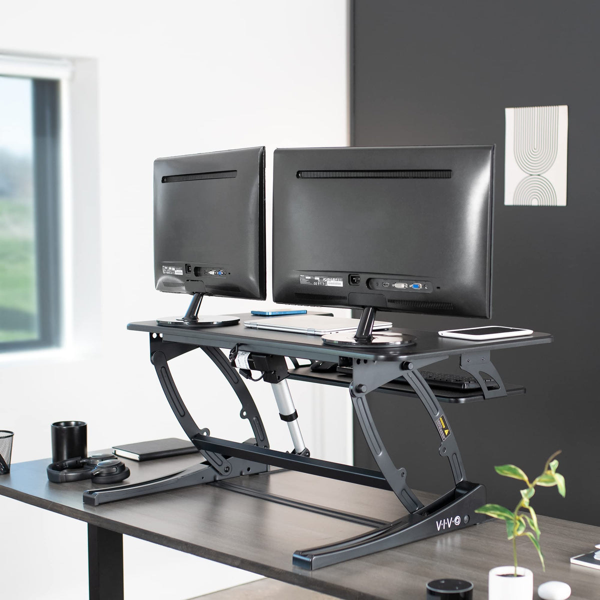 Electric Two-Tier Desk Converter