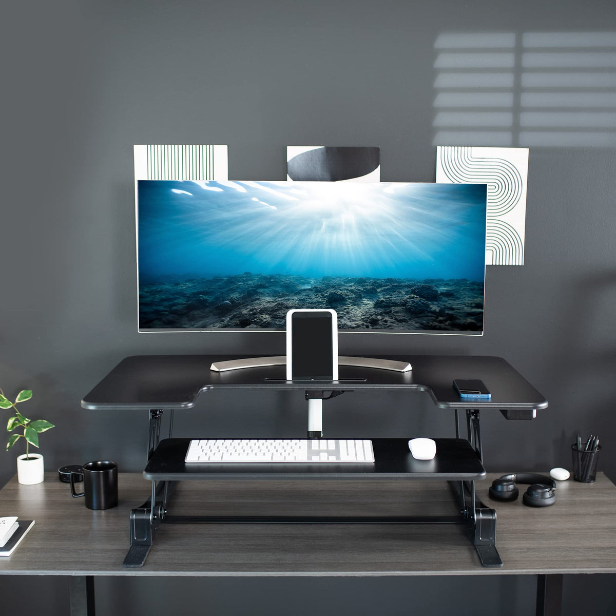 Electric Two-Tier Desk Converter