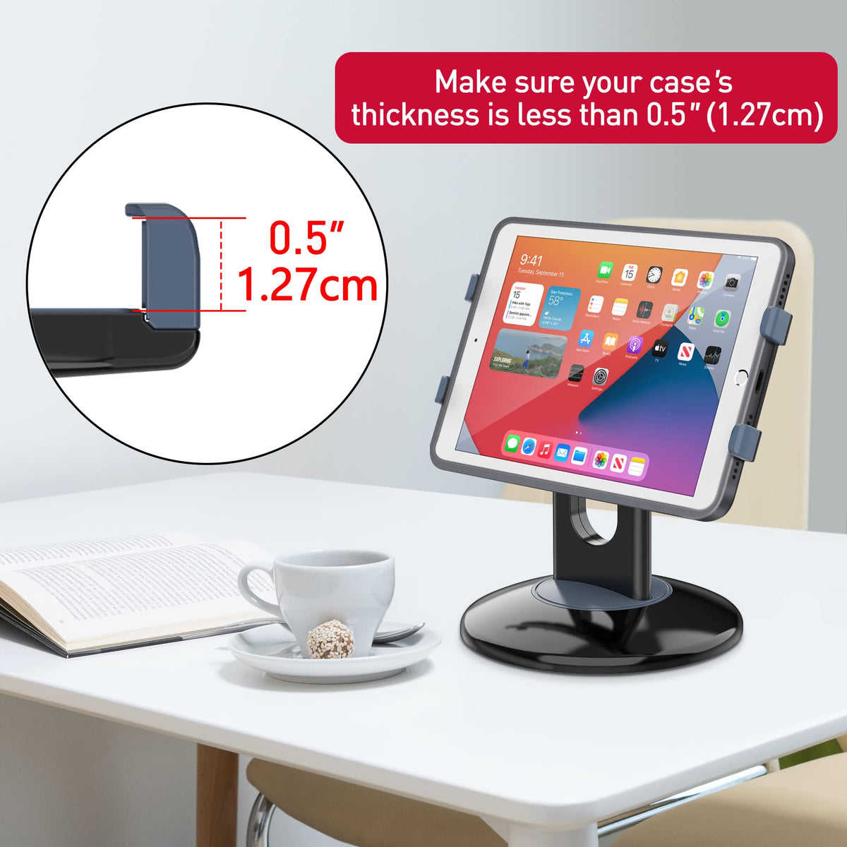 Rotating Retail Tablet Kiosk Stand