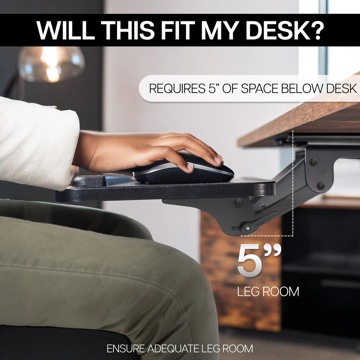 Under-Desk Keyboard Platform