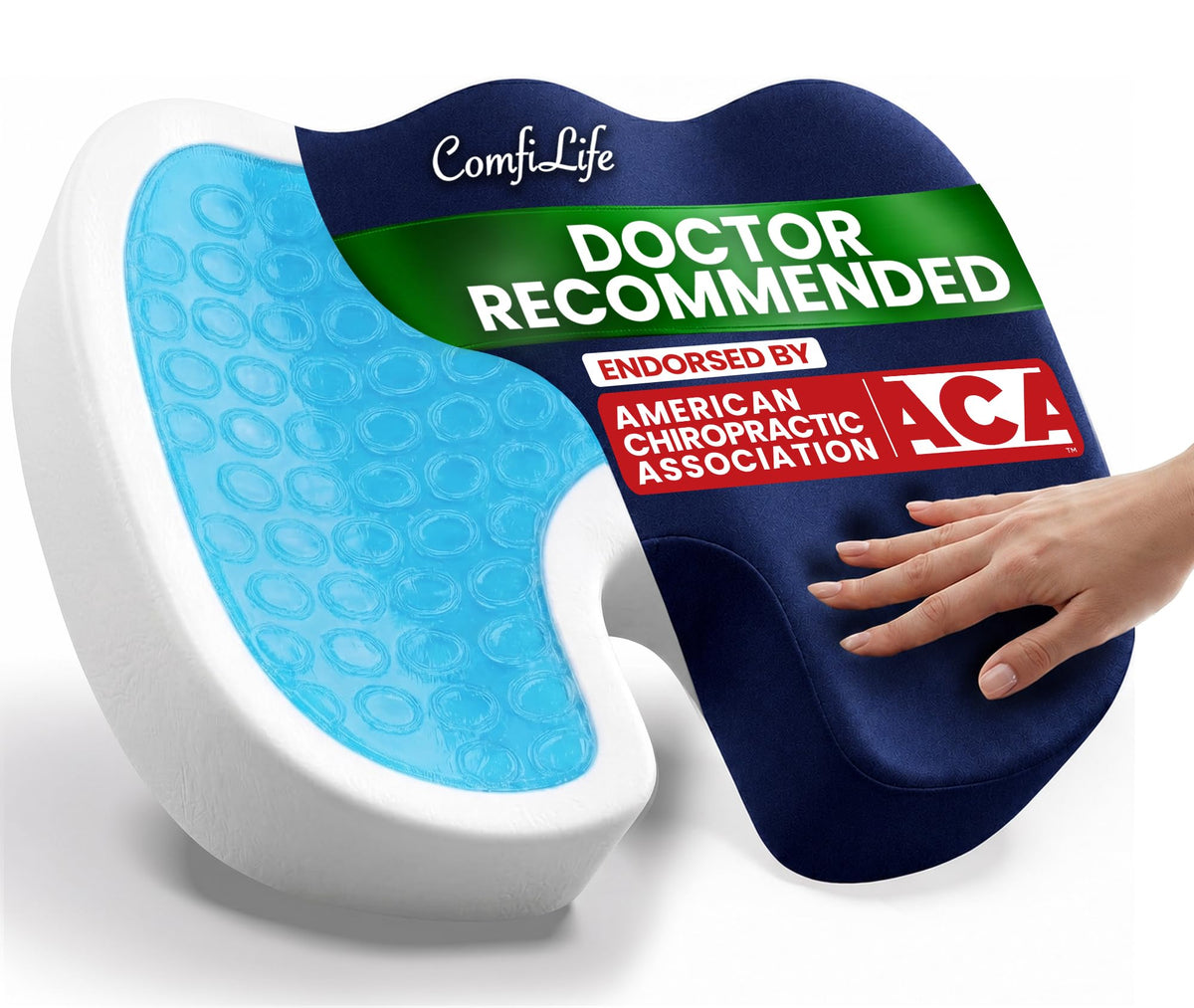 Gel and Memory Foam Support Cushion