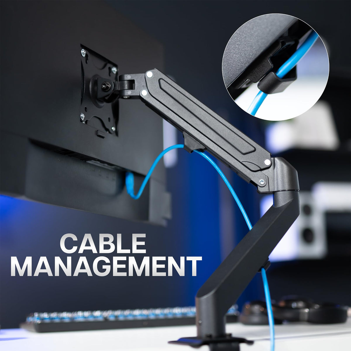 Pneumatic Ultrawide Monitor Arm