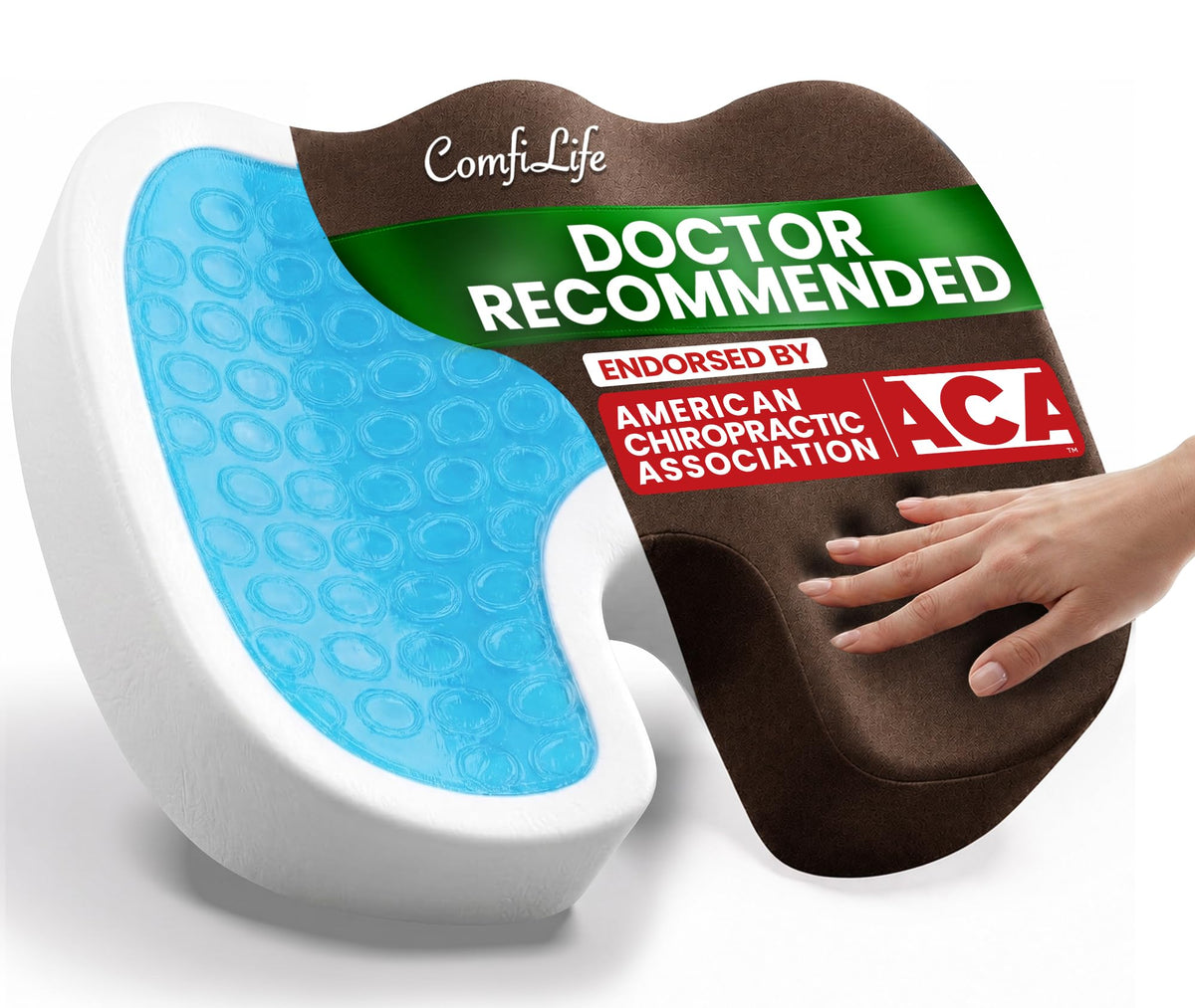 Gel and Memory Foam Support Cushion