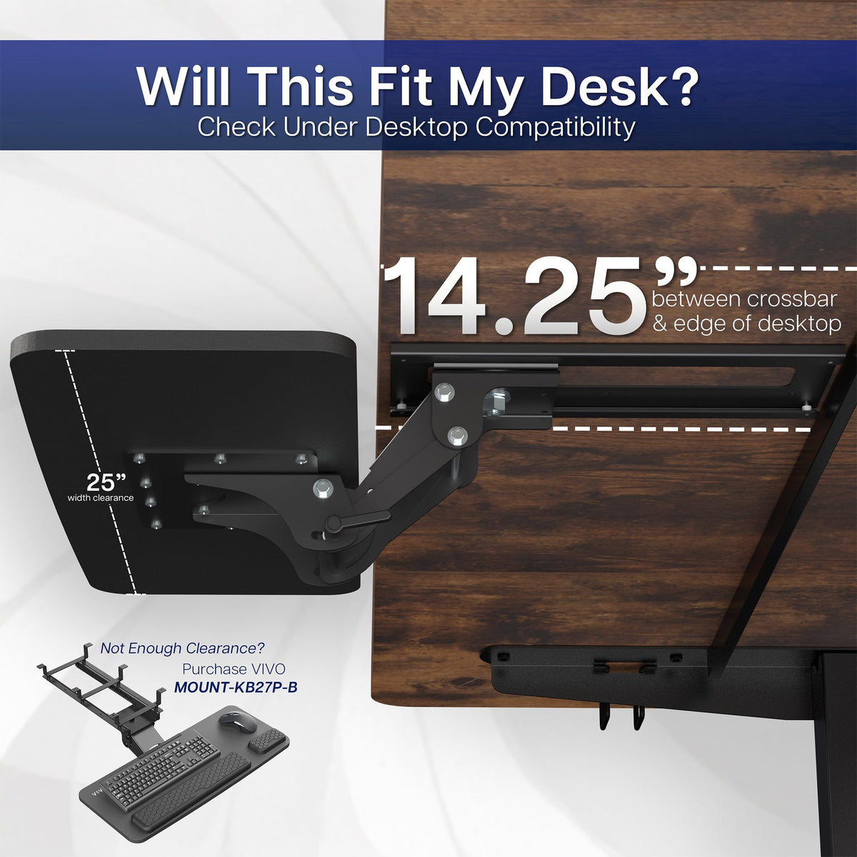 Under-Desk Keyboard Platform