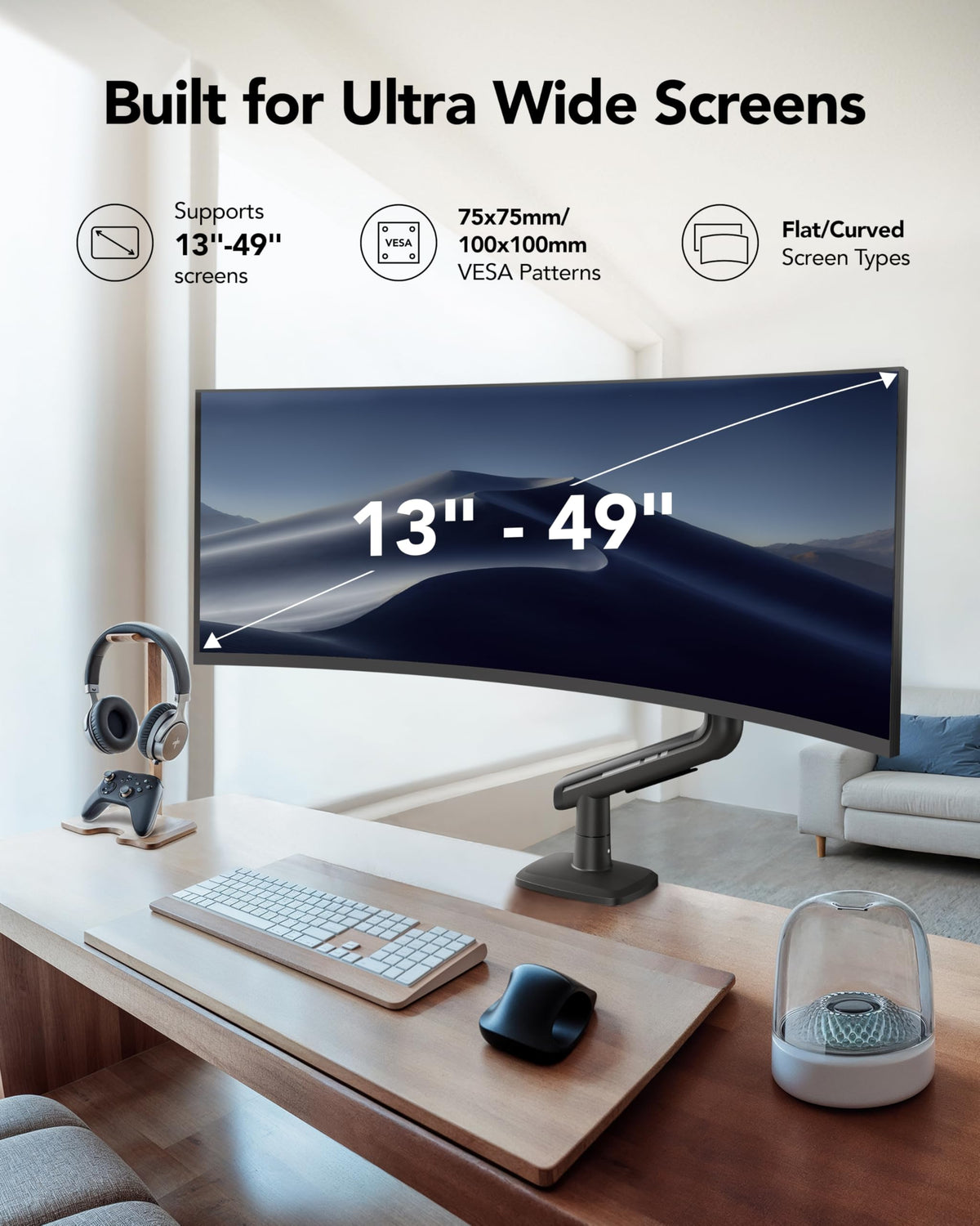 Heavy-Duty Ultrawide Monitor Arm