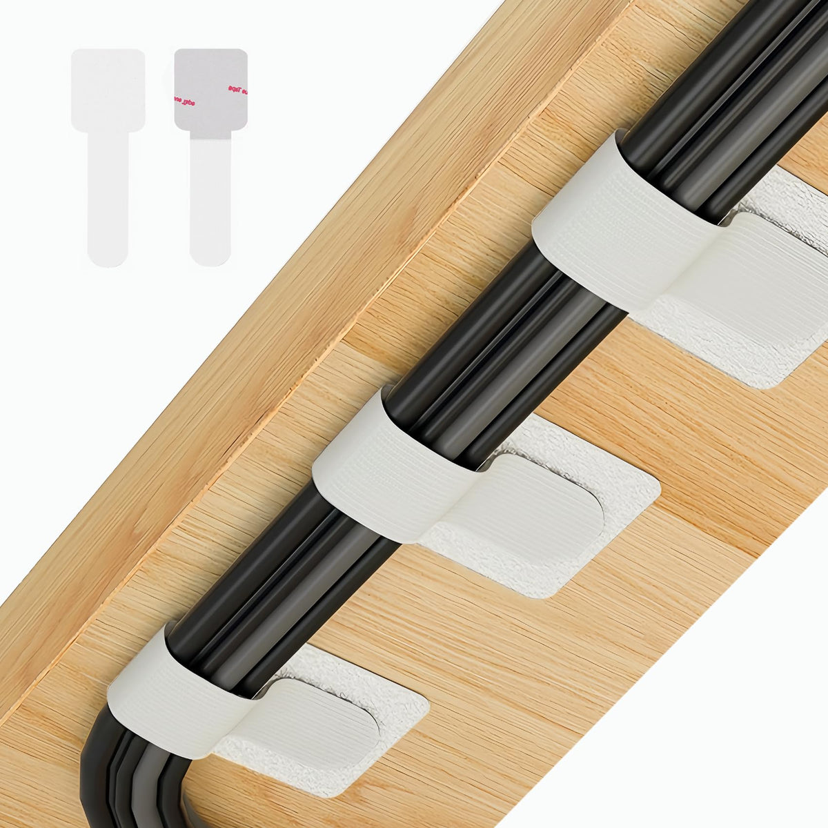 Reusable Adhesive Cable Ties