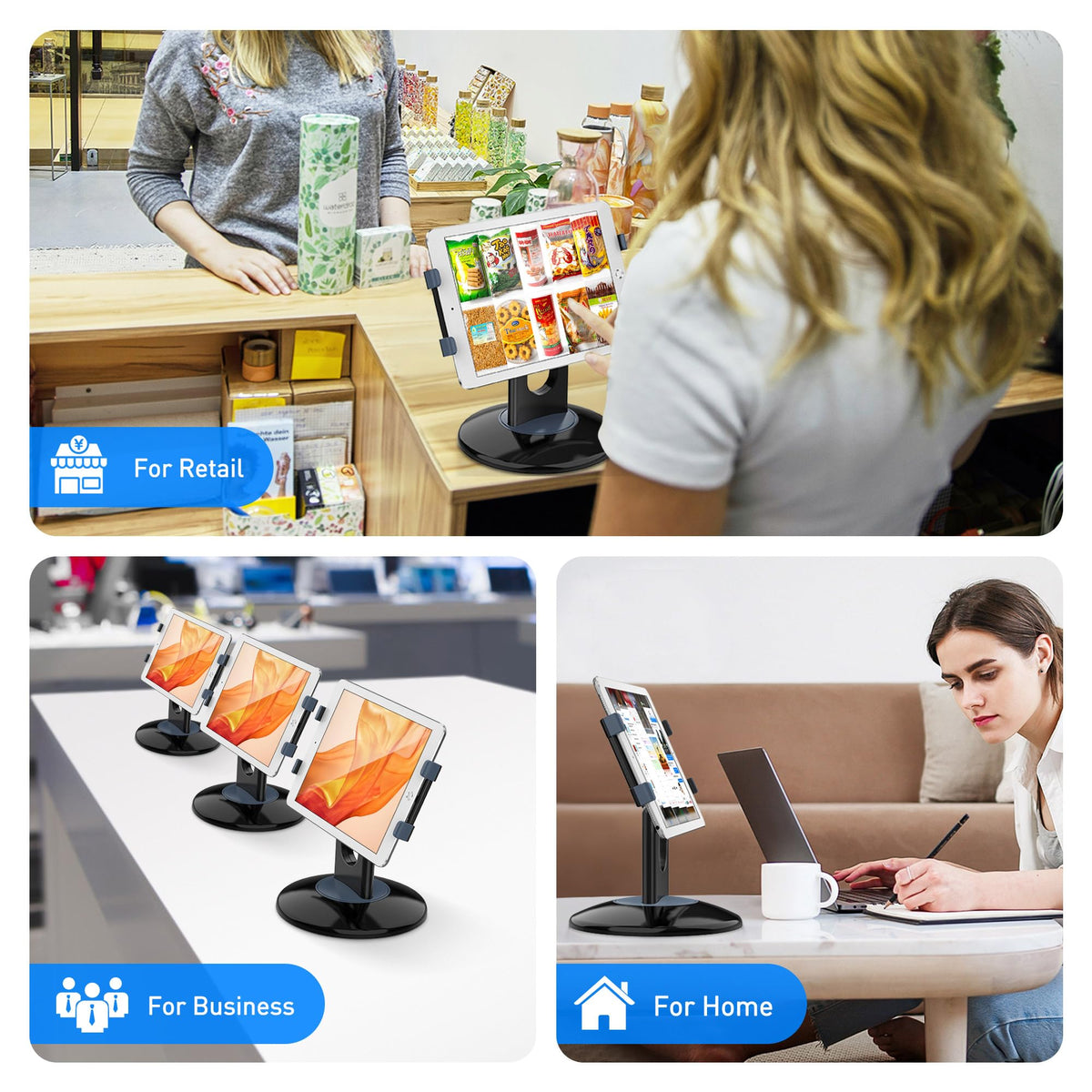 Rotating Retail Tablet Kiosk Stand