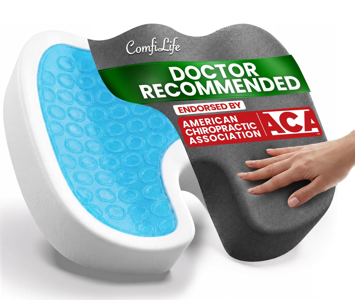 Gel and Memory Foam Support Cushion