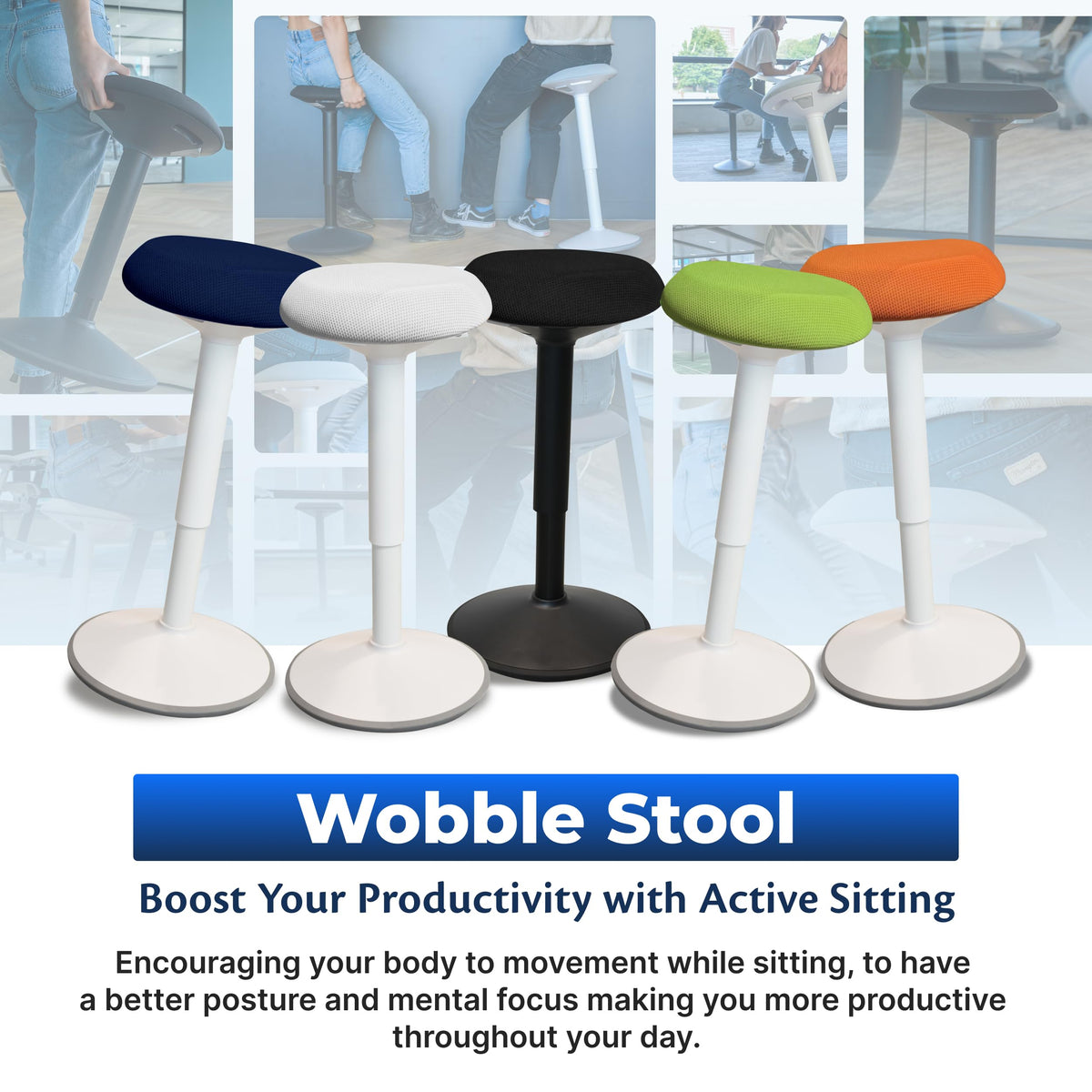 Rocking Sit-Stand Stool