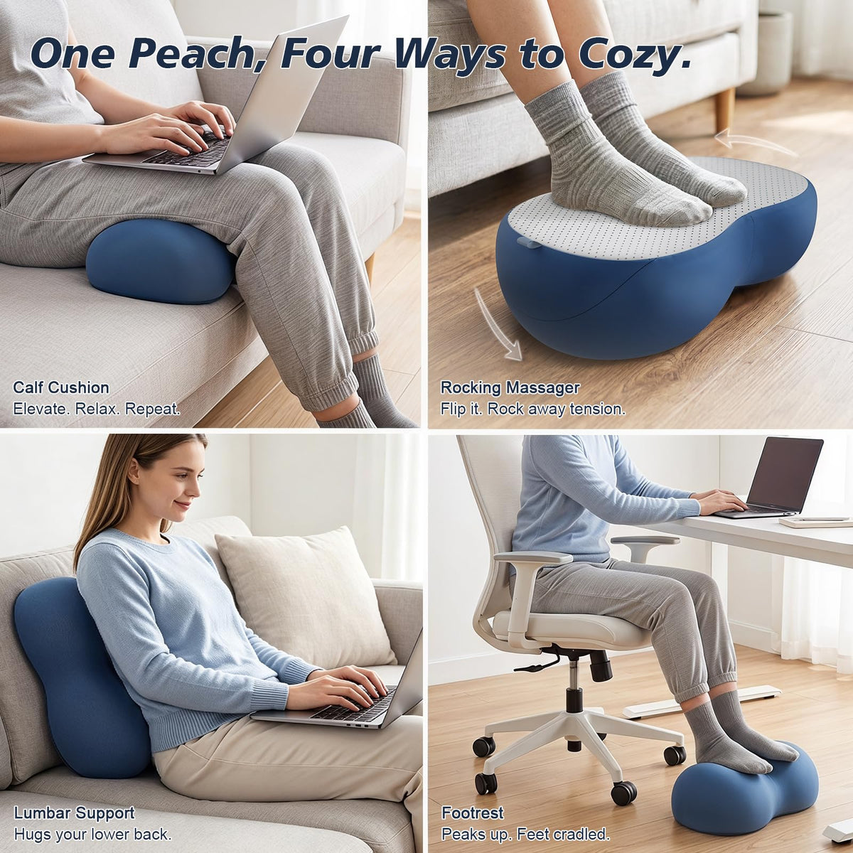 Twin-Arch Memory Foam Footrest