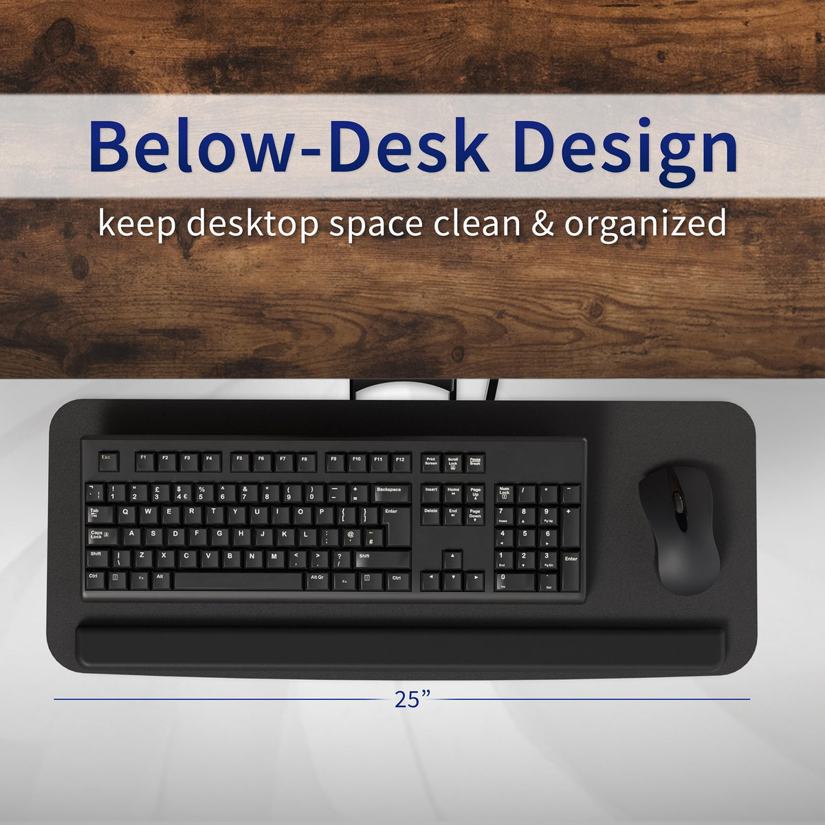 Under-Desk Keyboard Platform