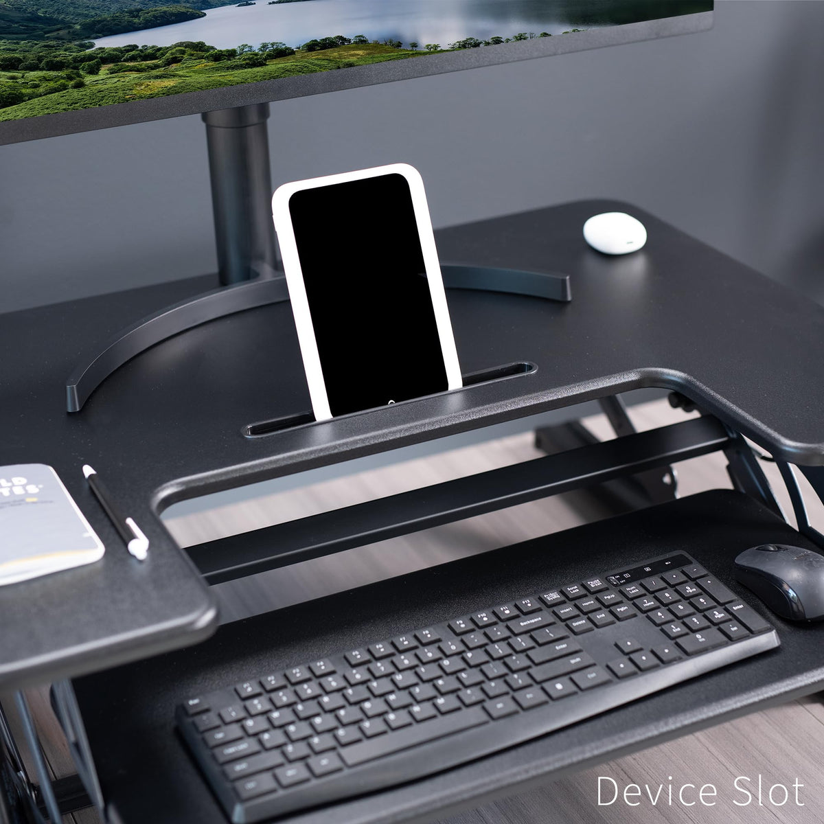 Wide Adjustable Standing Desk Converter