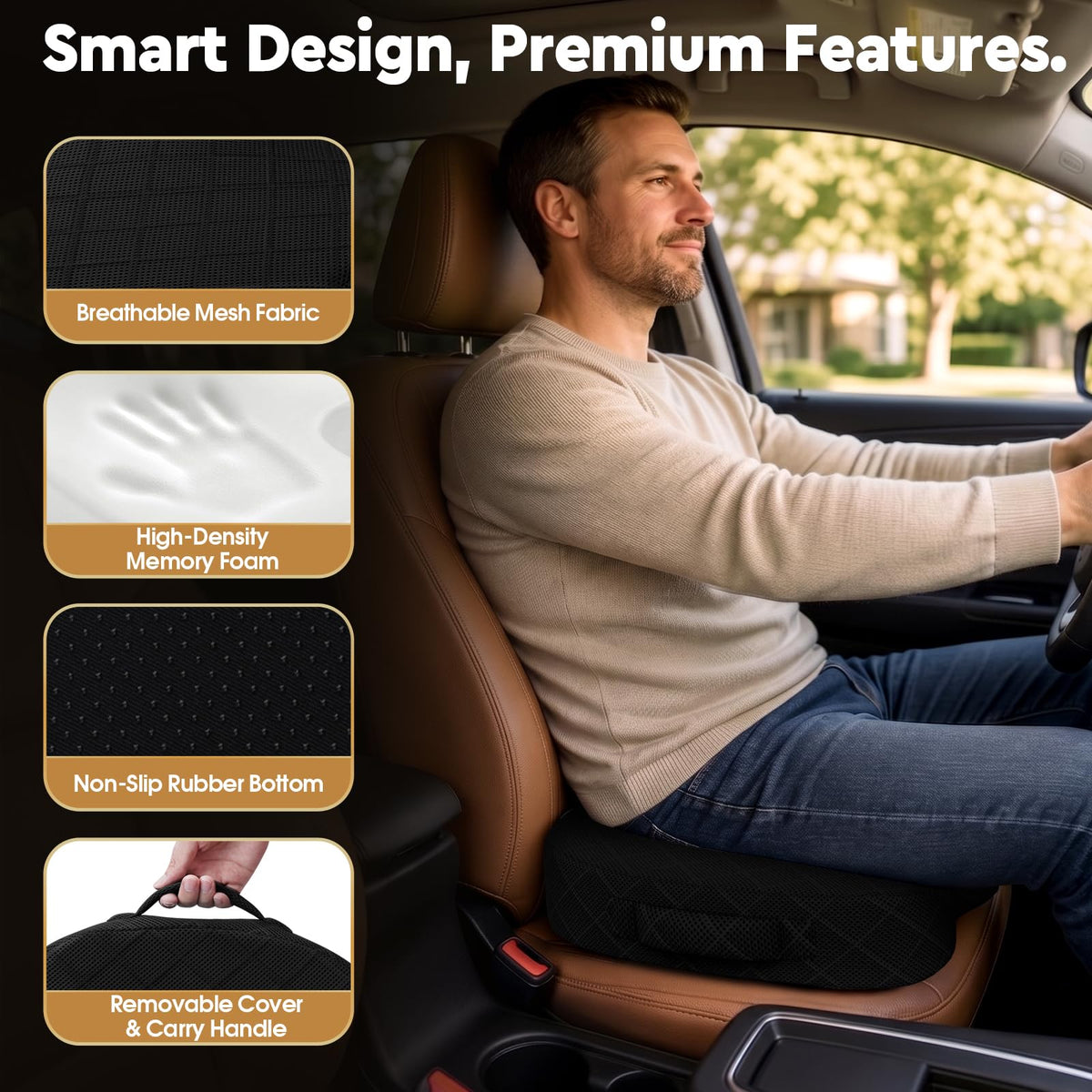 U-Shaped Memory Foam Seat Cushion