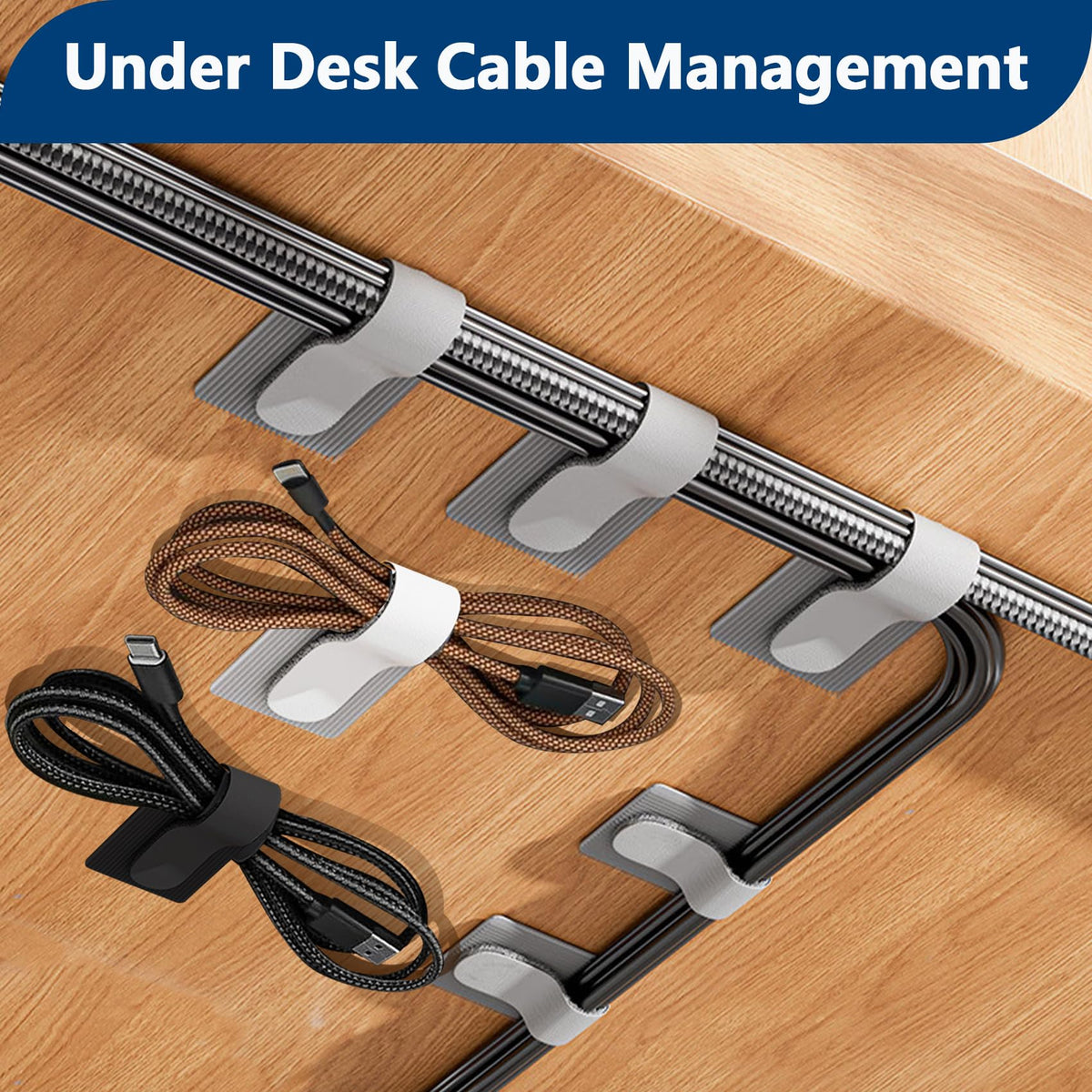 Reusable Adhesive Cable Ties