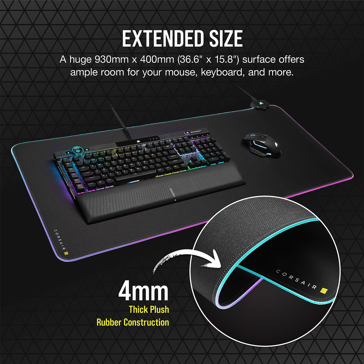 RGB Full-Desk Mouse Mat