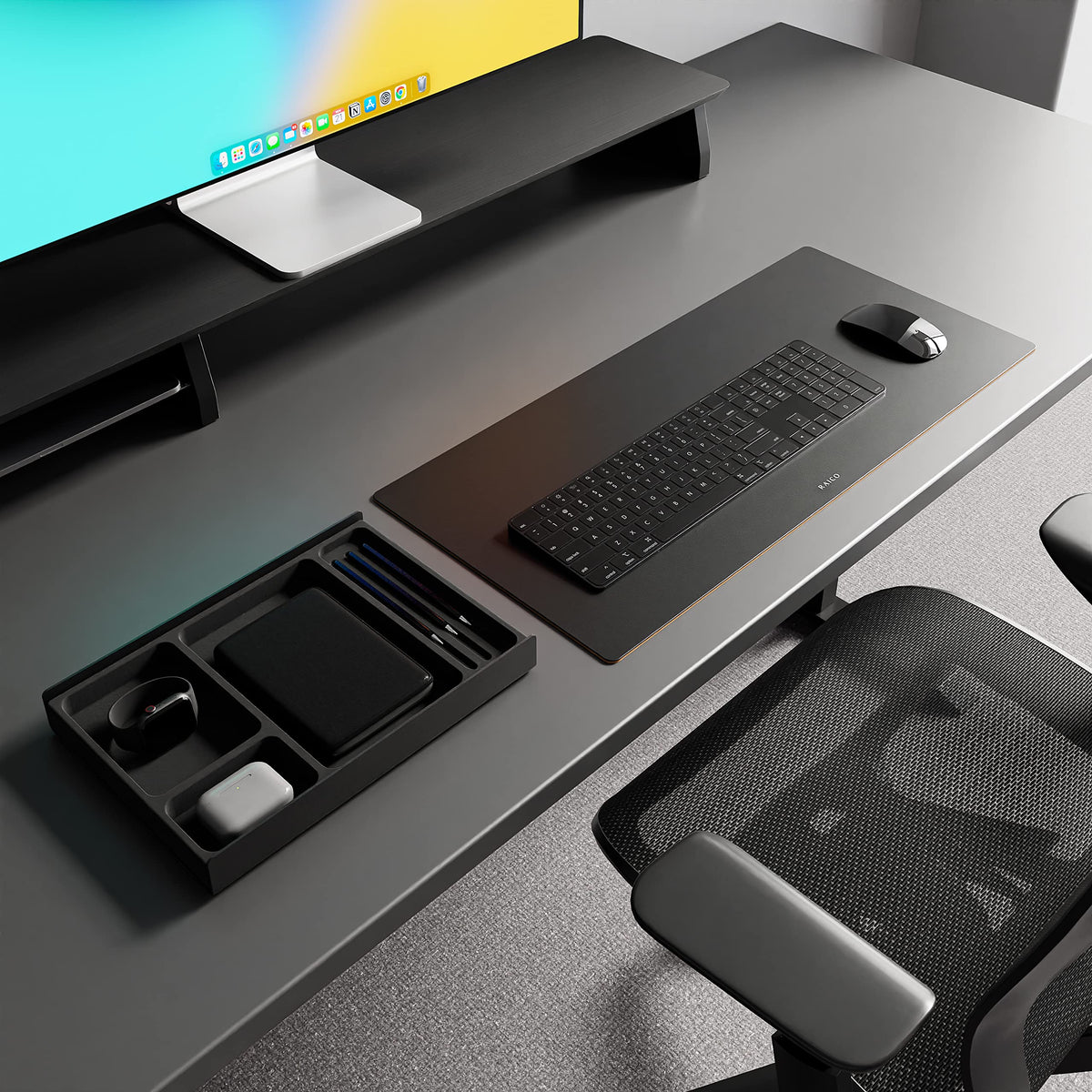 Leather Desk Mat and Mouse Pad